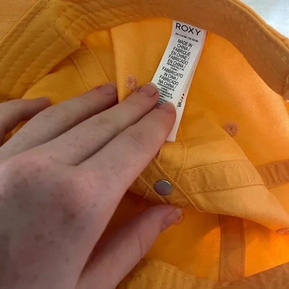 Orange Roxy Cap - Picture 2 of 2